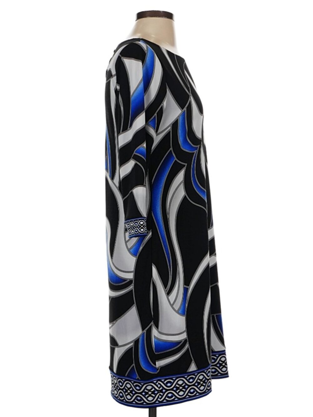 White House Black Market Women's Geo Print Shift Dress - Size S - Like New - Picture 5 of 9